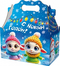 ЛАРЕЦ ПРОСТОЙ "Барики", УФ+глиттер