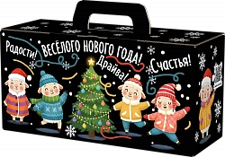 САКВОЯЖ "Новогодняя Ночь", Матовая ламинация + трафаретный лак