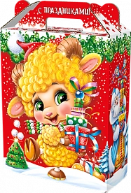 КОРОБКА ПОДАРОК "Холли и Долли", УФ