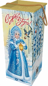 Коробка с пластиковой крышкой "Хрустальная зима", УФ