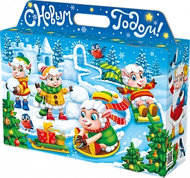 ПОРТФЕЛЬ ШИРОКИЙ "Новогодние каникулы", УФ