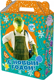 КОРОБКА ПОДАРОК "Чебурашка", УФ
