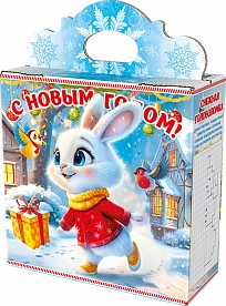 КОРОБКА ЗАВИТОК "Шустрые лапки", УФ 